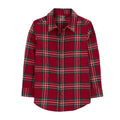 Camisa Carters manga larga a cuadros y botones al frente rojo para niño - Kinder Guatemala - Camisa formal