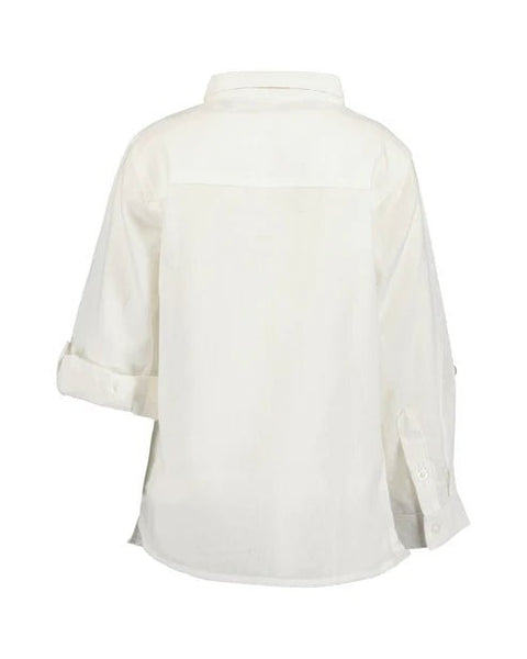 Camisa manga larga woven Blue Seven Boy Festiv blanca - Kinder Guatemala -