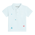 Camisa Polo Blue Seven manga corta color celeste para niño - Kinder Guatemala - camisa polo manga corta