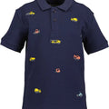 Camisa Polo de piqué Blue Seven Vehicle azul marino - Kinder Guatemala -