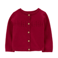 Cardigan Carters abotonado rojo para niña - Kinder Guatemala - Suéter