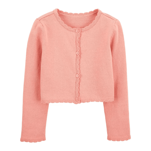 Cardigan Carters abotonado rosado niña - Kinder Guatemala - 