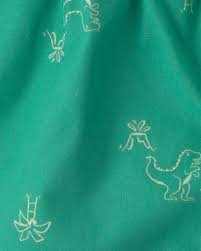 Short verde con estampado de dinosaurios y volcanes para bebé Carter's.