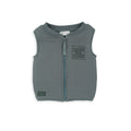 Chalecho Baby Bol con zipper colro gris para niño - Kinder Guatemala - Chalecos