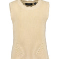 Chaleco Blue Seven color beige para niña - Kinder Guatemala - Chalecos