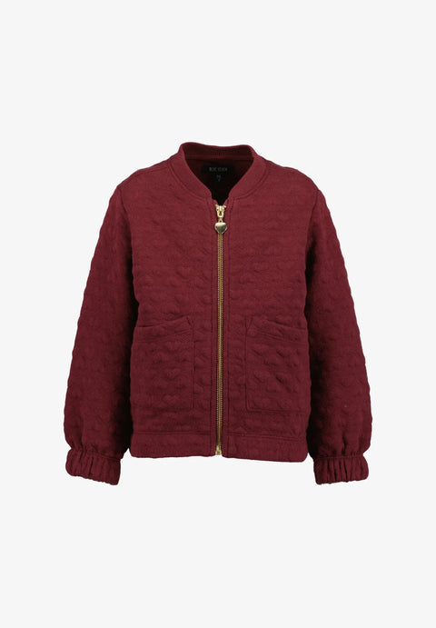 Chumpa Blue Seven con zipper color corinta para niña - Kinder Guatemala - Chumpas/abrigos