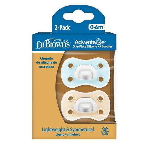 Chupete Advantage Dr. Brown's de silicón una pieza - Kinder Guatemala -