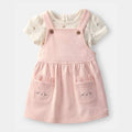Conjunto 2 piezas Carter's: vestido estilo jumper y body con bolsillos - Kinder Guatemala - conjunto con pantalón o leggins