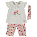 Conjunto 2 piezas + Cinta Babybol blusa-leggins y cinta happy with love - Kinder Guatemala -