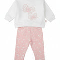 Conjunto Baby Bol 2 piezas: sueter con diseño de mariposa y legging para niña - Kinder Guatemala - Conjuntos con Pantalón