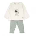 Conjunto Baby Bol 2 piezas: sueter diseño de perritos y Pantalón multicolor para niña - Kinder Guatemala - Conjuntos con Pantalón