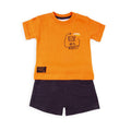 Conjunto Baby Bol 2 piezas: T-shirt manga corta y pantaloneta de algodón multicolor para niño - Kinder Guatemala - Conjunto playera y pantaloneta