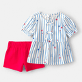 Conjunto blusa y short Carter´s para niña - Kinder Guatemala - conjunto con pantalón o leggins