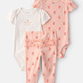 Conjunto Carter's 3 piezas, 2 bodies manga corta y pantalón - Kinder Guatemala - 