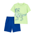 Conjunto Carters short y t-shirt manga corta estampado dino verde limon niño - Kinder Guatemala - 