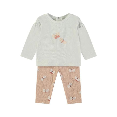 Conjunto de 2 piezas Babybol blusa pantalón mariposa - Kinder Guatemala - Conjuntos