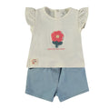 Conjunto de 2 piezas Babybol blusa - short don't grow up - Kinder Guatemala - 