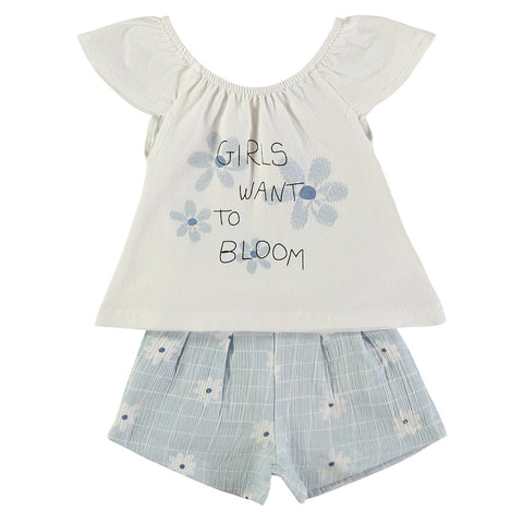 Conjunto de 2 piezas Babybol blusa-short girls want to bloom - Kinder Guatemala -