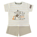 Conjunto de 2 piezas Babybol camisa-short the adventures begins - Kinder Guatemala -