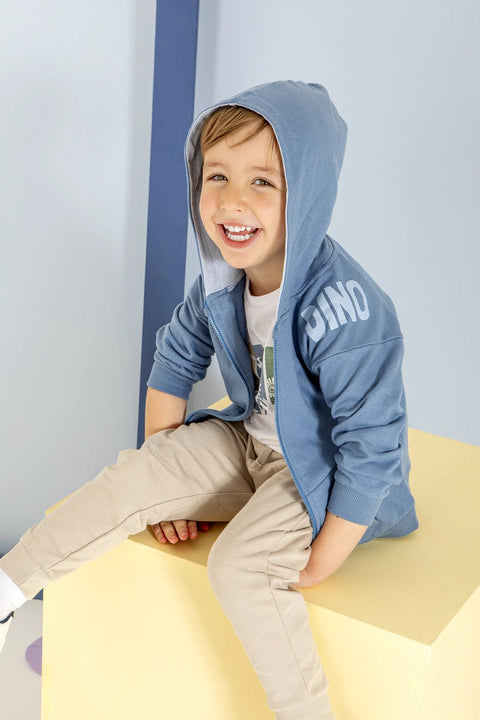 Conjunto de 3 piezas Babybol camisa-pantalón-hoddie hello dinosaur para niño - Kinder Guatemala -