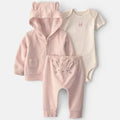 Conjunto de 3 piezas de conejo Carter's - Kinder Guatemala - Conjuntos