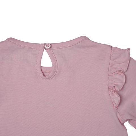 Conjunto de 3 piezas Kinder: Blusa manga larga, pantalón y accesorio para el cabello para niña - Kinder Guatemala - Conjunto Blusa y pantalón