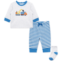 Conjunto de 3 piezas Little Me camisa manga larga pantalon knit y calcetines tractor - Kinder Guatemala - conjunto con pantalón o leggins