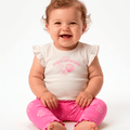 Conjunto de Body y pantalón Carters para niña - Kinder Guatemala - conjunto con pantalón o leggins