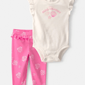 Conjunto de Body y pantalón Carters para niña - Kinder Guatemala - conjunto con pantalón o leggins