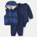 Conjunto de chaleco cuadros “buffalo check” Carter's - Kinder Guatemala - Conjuntos