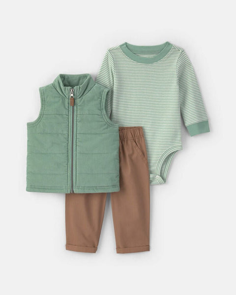 Conjunto de Chaleco de 3 Piezas Carter's - Kinder Guatemala - Conjuntos