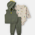 Conjunto de chaleco de 3 piezas Dinosaurio Carter's - Kinder Guatemala - Conjuntos