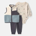 Conjunto de chaleco de 3 piezas Sherpa Carter's - Kinder Guatemala - Conjuntos