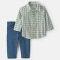 Conjunto de Pantalón 2 Piezas Carter's Algodón verde para niño - Kinder Guatemala - Conjuntos
