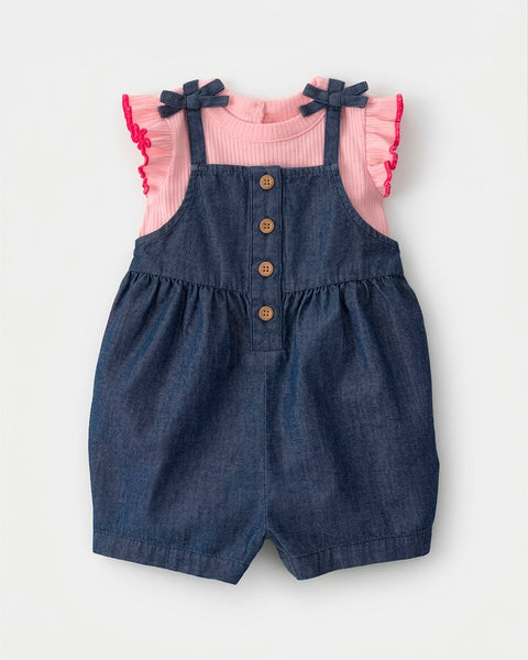 Conjunto jumper y blusa Carter s para niña - Kinder Guatemala - conjunto con pantalón o leggins