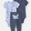 Conjunto multipiezas Carter´s 2 bodies y pantalón para niña - Kinder Guatemala - conjunto con pantalón o leggins