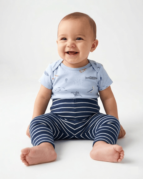 Conjunto multipiezas Carter´s 2 bodies y pantalón para niña - Kinder Guatemala - conjunto con pantalón o leggins