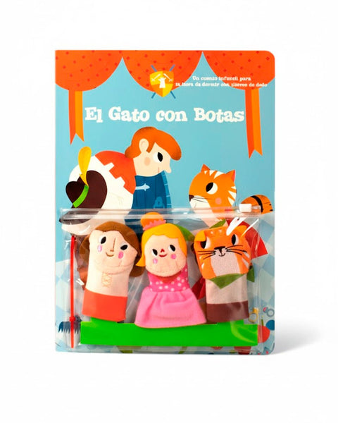 CUENTAME UN CUENTO CON TITERES DE DEDOS YOYO BOOKS - EL GATO CON BOTAS - Kinder Guatemala - 