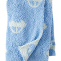 Frazada Carters estampada color celeste de felpa para niña - Kinder Guatemala - Frazadas