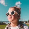 Gafas de sol Real Shades Chill color blanco con lente Ahumados unisex 4+ - Kinder Guatemala - lentes de sol