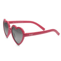 Gafas de sol Real Shades Heart monturas irrompibles con acabado mate y lentes de policarbonato espejadas con una adorable forma de corazón color rojo unisex 4+ - Kinder Guatemala - lentes de sol