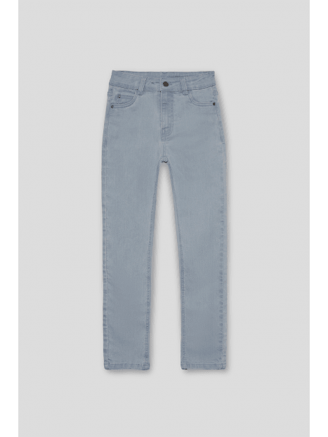 Jeans Street Monkey 5 pocket color azul para niña - Kinder Guatemala - Pantalón de lona