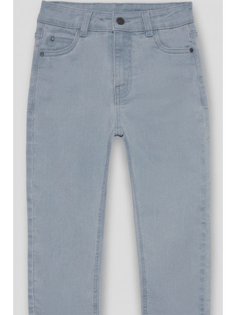 Jeans Street Monkey 5 pocket color azul para niña - Kinder Guatemala - Pantalón de lona