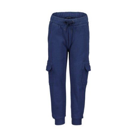 Jogger Blue Seven con cintura elastica y bolsillos de parche laterales color azul para niño - Kinder Guatemala - Pantalones