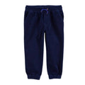 Jogger Carters de pana con pita en la cintura y resorte en tobillos azul para niño - Kinder Guatemala - Jogger con elástico.