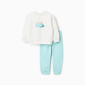 JOGGING SET FLEECE, BEIGE CLARO, 6/9M - Kinder Guatemala -
