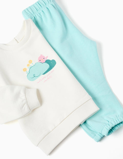 JOGGING SET FLEECE, BEIGE CLARO, 6/9M - Kinder Guatemala -