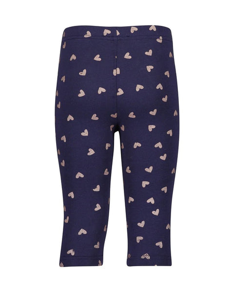 Legging de Jersey Blue Seven azul marino con corazones - Kinder Guatemala -