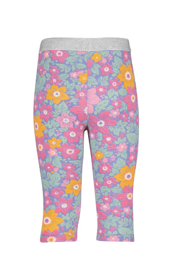 Leggins de Jersey Blue Seven Flowers multicolor - Kinder Guatemala -