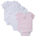 Little Me - 3 pack bodys Baby Bunnies - Niña - Kinder Guatemala - Body reordenable m/c Little Me